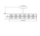 Armand Eight Light Semi Flush Mount in Weathered Bronze (45-31093/8)