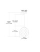 Watersphere One Light Mini Pendant in Polished Chrome (45-31380/1SMK-LA)