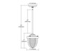 Sturgis One Light Mini Pendant in Satin Brass (45-33120/1)