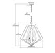 Anguluxe Five Light Chandelier in Polished Chrome (45-33172/5)