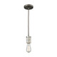 ELK Home - 33235/1 - One Light Mini Pendant - Socketholder - Weathered Zinc