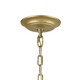 Loughton Three Light Chandelier in Golden Silver (45-33415/3)