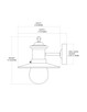 Maritime One Light Outdoor Wall Sconce in Hazelnut Bronze (45-42005/1)