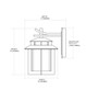 Kanso LED Outdoor Wall Sconce in Aged Bronze (45-42171/1-LED)
