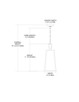 Meditterano One Light Outdoor Pendant in Matte Black (45-45092/1)
