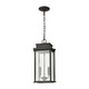 Braddock Two Light Outdoor Pendant in Architectural Bronze (45-45443/2)