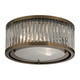 ELK Home - 46122/2 - Two Light Flush Mount - Linden Manor - Aged Brass