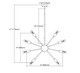 Delphine 12 Light Chandelier in Oil Rubbed Bronze (45-46231/12)