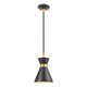 ELK Home - 46503/1 - One Light Mini Pendant - Modley - Matte Black