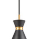 Modley One Light Mini Pendant in Matte Black (45-46503/1)