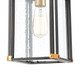 Vincentown One Light Outdoor Pendant in Matte Black (45-46723/1)
