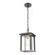 ELK Home - 46723/1 - One Light Outdoor Pendant - Vincentown - Matte Black