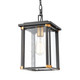 Vincentown One Light Outdoor Pendant in Matte Black (45-46723/1)