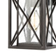 Carriage Light One Light Outdoor Wall Sconce in Matte Black (45-46750/1)