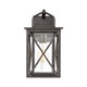 Carriage Light One Light Outdoor Wall Sconce in Matte Black (45-46750/1)