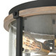 Geringer Three Light Flush Mount in Charcoal (45-47285/3)