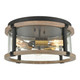 ELK Home - 47285/3 - Three Light Flush Mount - Geringer - Charcoal