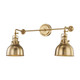 ELK Home - 47504/2 - Two Light Wall Sconce - Skillet - Burnished Brass