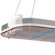 Novelty LED Linear Chandelier in Silver (45-5138/2-LED)