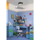 Novelty LED Linear Chandelier in Silver (45-5138/2-LED)