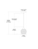 Fusion One Light Mini Pendant in Satin Nickel (45-528-1WHT)