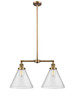 manufacturer_finish:Brushed Brass|manufacturer_glass:Seedy Cone 12