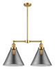 manufacturer_finish:Satin Gold|manufacturer_glass:Light Smoke Cone 12