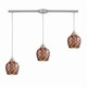 ELK Home - 528-3L-MLT - Three Light Pendant - Fusion - Satin Nickel