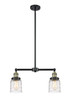 manufacturer_finish:Black Antique Brass|manufacturer_glass:Clear Deco Swirl Bell Glass