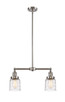manufacturer_finish:Brushed Satin Nickel|manufacturer_glass:Clear Deco Swirl Bell Glass