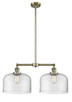 manufacturer_finish:Antique Brass|manufacturer_glass:Clear X-Large Bell