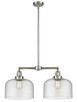 manufacturer_finish:Brushed Satin Nickel|manufacturer_glass:Seedy X-Large Bell