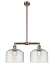 manufacturer_finish:Antique Copper|manufacturer_glass:Seedy X-Large Bell