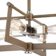 Axis Four Light Pendant in Light Wood (45-55051/4)