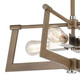 Axis Four Light Pendant in Light Wood (45-55051/4)