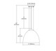 Merida One Light Mini Pendant in Polished Chrome (45-56521/1)