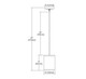 Diffusion One Light Mini Pendant in Oil Rubbed Bronze (45-57026/1)