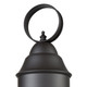 Onion One Light Outdoor Post Mount in Oil Rubbed Bronze (45-57182/1)