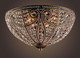 Elizabethan Six Light Flush Mount in Dark Bronze (45-5963/6)