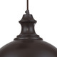 Farmhouse One Light Pendant in Oil Rubbed Bronze (45-65071-1)