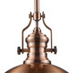 Chadwick LED Pendant in Antique Copper (45-66148-1-LED)
