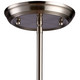 Brooksdale One Light Mini Pendant in Satin Nickel (45-66161-1)
