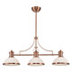 ELK Home - 66245-3 - Three Light Linear Chandelier - Chadwick - Antique Copper