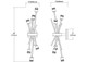 Xenia Six Light Wall Sconce in Oil Rubbed Bronze (45-66909/6)