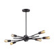 Xenia Six Light Chandelier in Oil Rubbed Bronze (45-66911/6)
