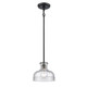 ELK Home - 67915/1 - One Light Mini Pendant - Orinoco - Matte Black