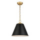 ELK Home - 68164/1 - One Light Pendant - Vellus - Matte Black
