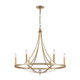 ELK Home - 69485/6 - Six Light Chandelier - Noura - Champagne Gold