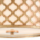 Arabesque Two Light Flush Mount in Bronzed Gold (45-75134/2)