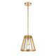 ELK Home - 82105/1 - One Light Pendant - Open Louvers - Champagne Gold